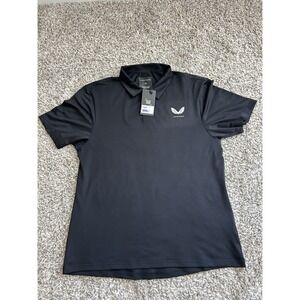 Castore Golf Polo Women's XL Black Racing Active Comfort McLaren NWT